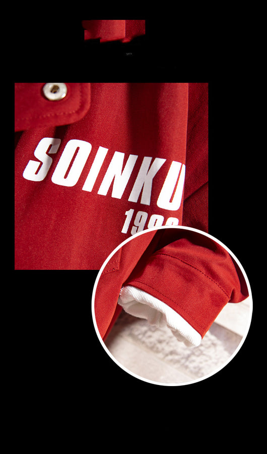 Chaqueta Cortavientos Roja de Largo Medio - Image 17