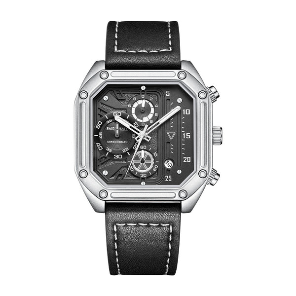 Reloj de Cuarzo Multifuncional con Esfera Cuadrada para Hombre - Image 6