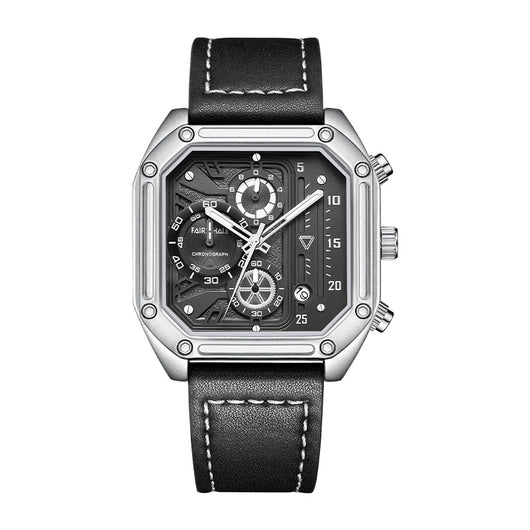 Reloj de Cuarzo Multifuncional con Esfera Cuadrada para Hombre - Image 6