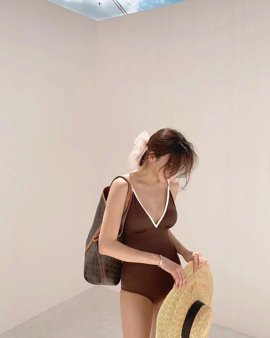 Bikini Espalda Descubierta Estilo Japonés y Coreano para Termas - Image 7