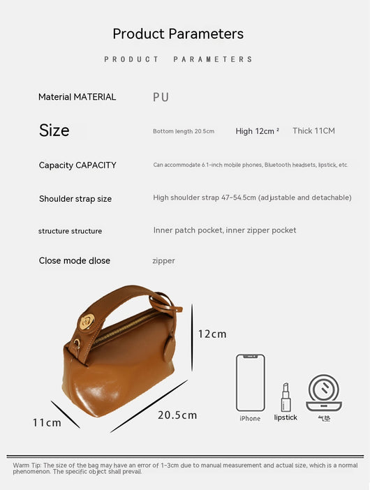 Bolso Bandolera de Textura Premium - Diseño Minimalista Versátil - Image 11