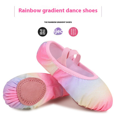 Zapatos de Práctica Arcoíris sin Cordones con Suela Suave para Niños - Image 3