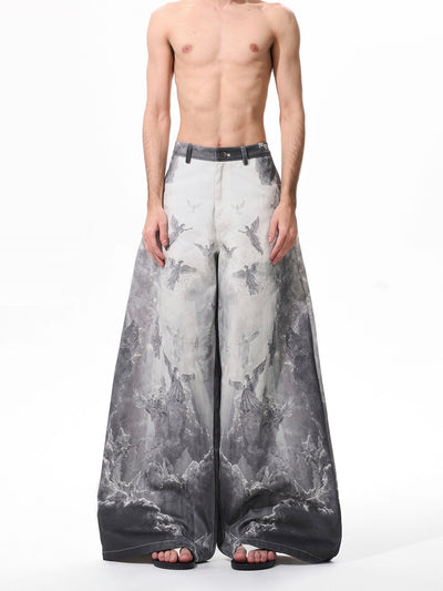 Jeans Rectos Vintage con Efecto Arcoíris y Detalles Desgastados - Image 11