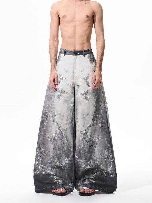 Jeans Rectos Vintage con Efecto Arcoíris y Detalles Desgastados - Image 11