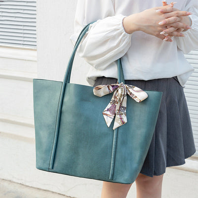 Bolso Tote de Cuero Genuino Piel Vacuno Premium Capacidad Grande - Image 13