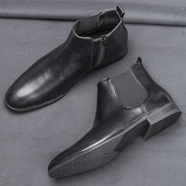 Botas Chelsea Talla Grande para Hombre - Diseño Clásico en Madera Natural