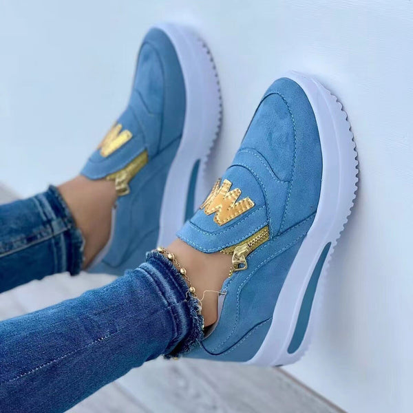 Zapatillas Deportivas Casuales Talla Grande para Mujer - Diseño Minimalista - Image 3