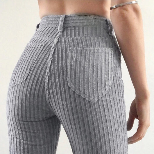Pantalones de Pana Acolchados con Corte Favorecedor - Image 10