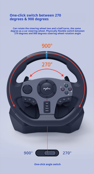 Volante de Carreras PXNV9 Compatible con PC, PS3, PS4 y Xbox One - Image 10
