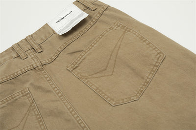Pantalones Cargo Hombre Bolsillos Amplios Corte Recto con Cierre - Image 24