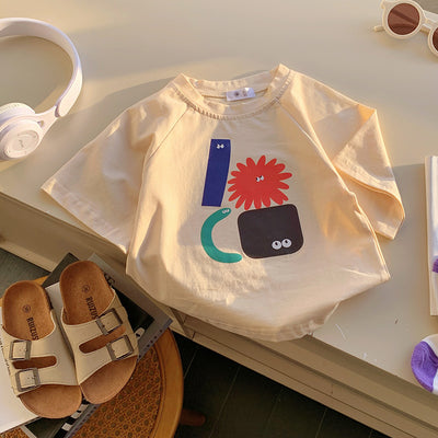 Playera Infantil Estampada con Diseños de Dibujos Animados - Image 7