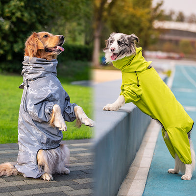 Impermeable Reflectante para Perros Grandes - Abrigo Protector Outdoor - Image 13