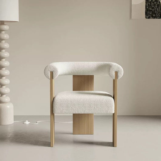 Silla Minimalista con Respaldo Creativo Estilo Francés - Image 4