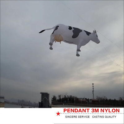 Colgante de Cometa Suave en Tela Nylon Mecánica - Diseño Vaca - Image 7