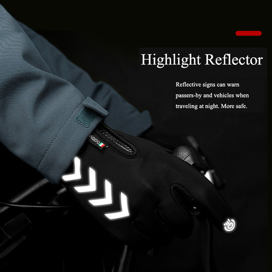 Guantes de Ciclismo Impermeables para Deportes de Invierno con Pantalla Táctil - Image 3