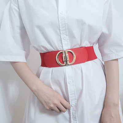 Cinturón Ancho Elástico con Hebillas para Mujer - Image 18
