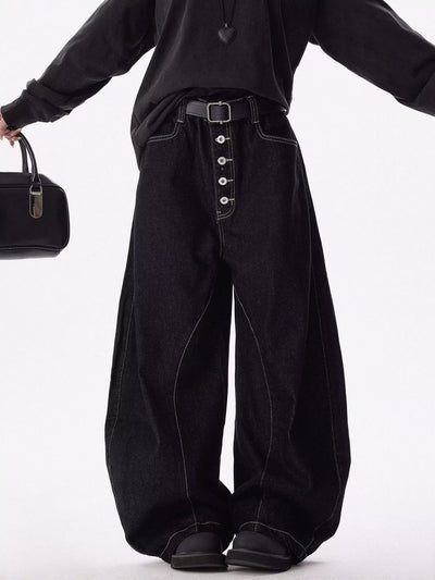 Pantalones Vaqueros Holgados Corte Ancho Cutlass para Hombre - Image 9