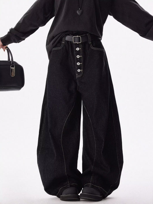 Pantalones Vaqueros Holgados Corte Ancho Cutlass para Hombre - Image 9