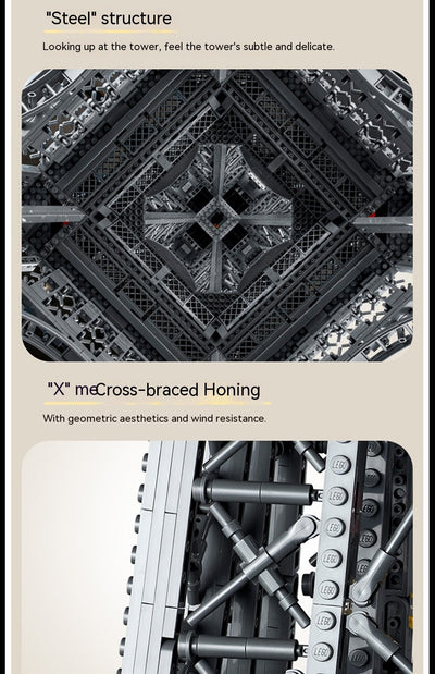 Maqueta de la Torre Eiffel - Bloques de Construcción Nivel Avanzado - Image 14