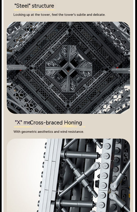 Maqueta de la Torre Eiffel - Bloques de Construcción Nivel Avanzado - Image 14