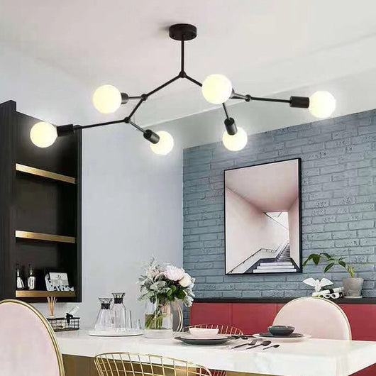 Lámpara de Techo Minimalista de Hierro para Dormitorio y Sala - Image 11