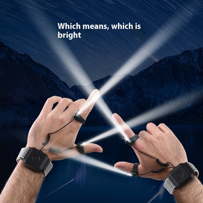 Linterna LED para Pesca Nocturna con Luz en los Dedos