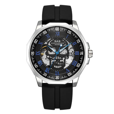 Reloj Mecánico Hueco de Lujo con Correa de Acero Inoxidable - Image 8