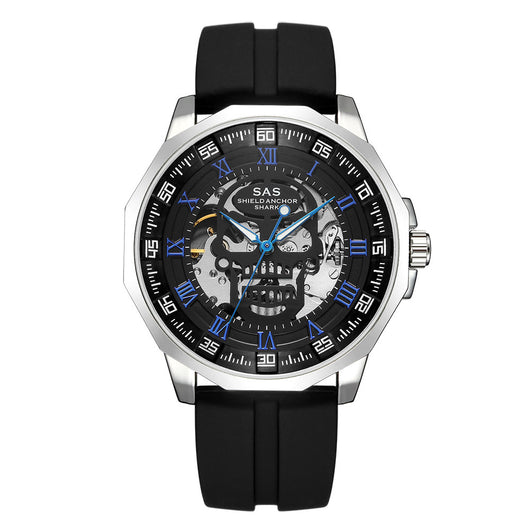 Reloj Mecánico Hueco de Lujo con Correa de Acero Inoxidable - Image 8