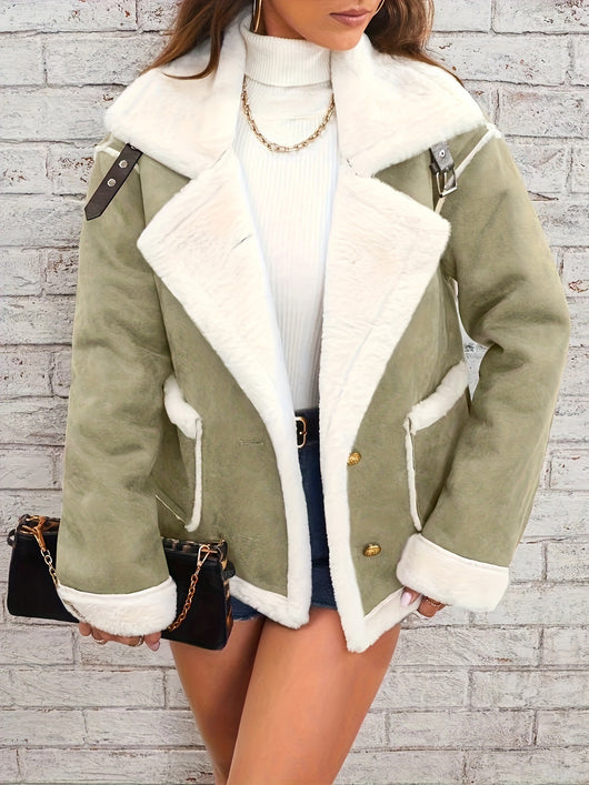 Chaqueta Polar con Cuello Tipo Polo - Abrigo Casual para Invierno - Image 15