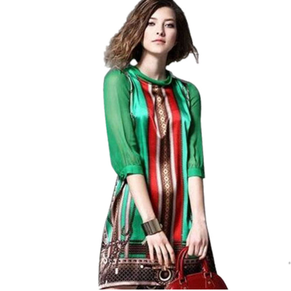 Falda Bohemia Slim de Gasa para Mujer - Image 5