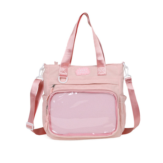Bolsa Crossbody Transparente de Gran Capacidad Estilo Japonés para Estudiantes - Image 10