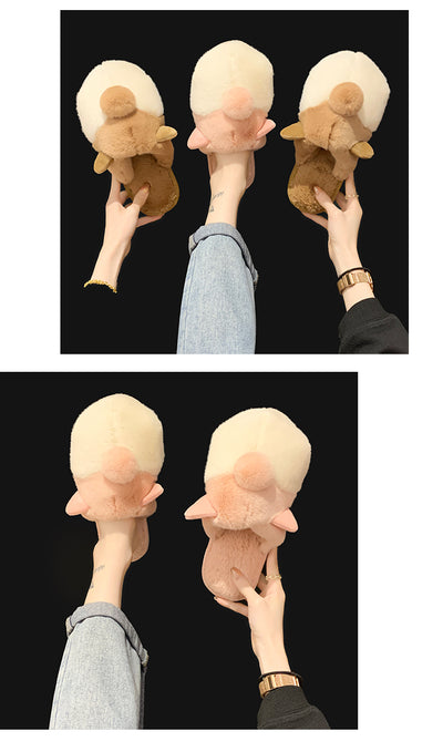 Pantuflas Japonesas Peluche Calientitas con Forro Polar - Image 8