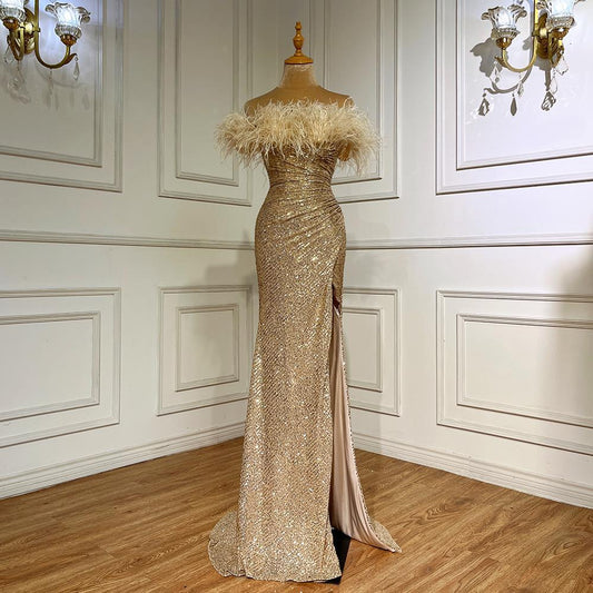 Vestido de Noche Brillante para Eventos de Gala