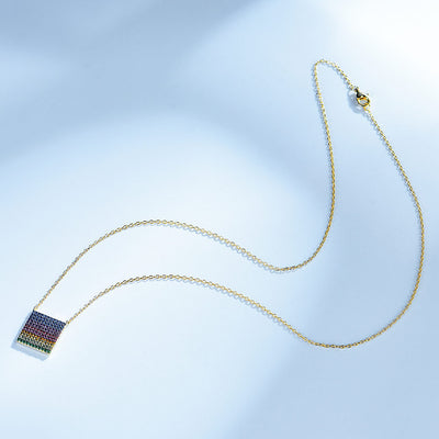 Dije Minimalista de Circón Cuadrado Plata 925 - Elegancia Personalizada - Image 4