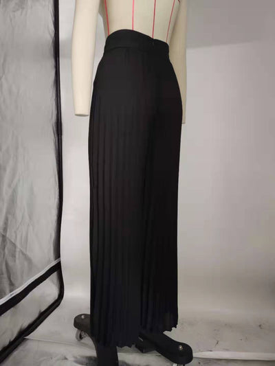 Pantalones Anchos con Pliegues - Image 12