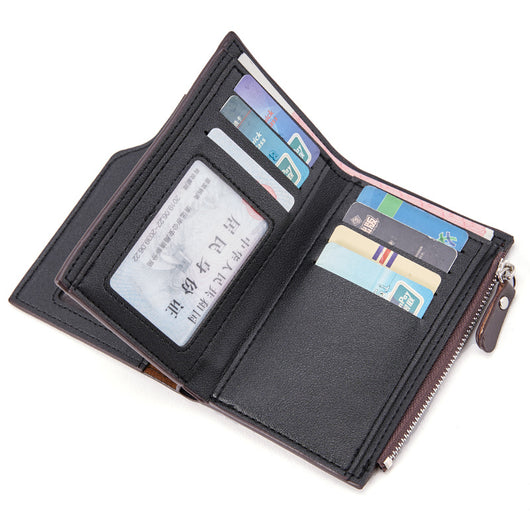 Billetera Corta Multifuncional para Hombre con Cierre - Image 4