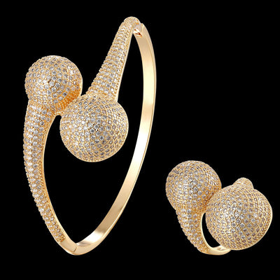 Pulsera y Anillo de Mujer Personalizados Diseño Circular - Image 4