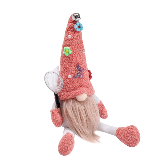 Muñeca Navideña Rudolph sin Rostro - Diseño Floral Mariposa - Image 11