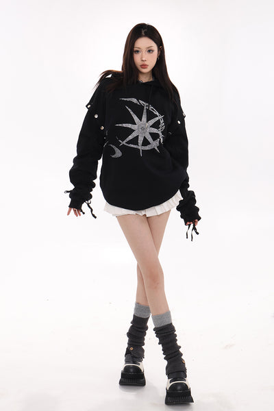 Sudadera Abrigo Retro para Mujer - Otoño - Image 3