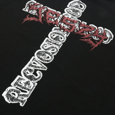 Playera Holgada Unisex con Estampado de Cruces - Image 15
