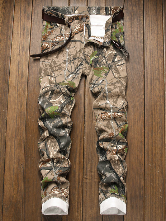 Pantalones Vaqueros de Camuflaje para Caza Forestal Hombre - Image 2