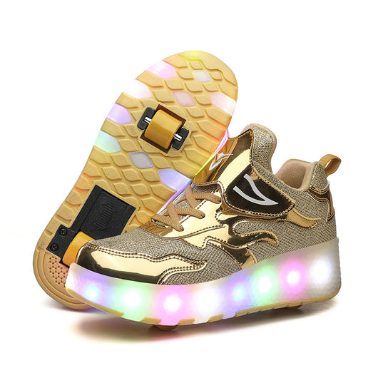 Zapatos LED con Ruedas para Niños - Carga Inalámbrica - Image 10