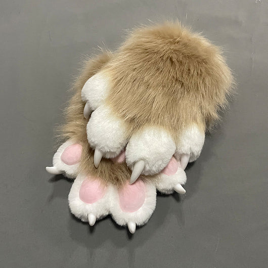 Guantes Peluche Garras de Gato Coloridos y Adorables - Image 14