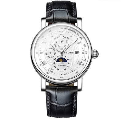 Reloj Mecánico de Lujo con Tourbillon, Fase Lunar y Diseño Cielo Estrellado Resistente al Agua - Image 17
