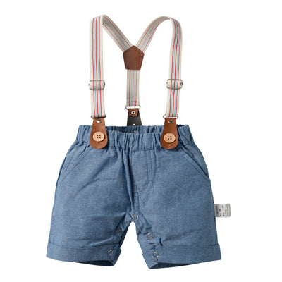 Traje Gentleman para Bebé - Conjunto Romper con Babero - Image 14