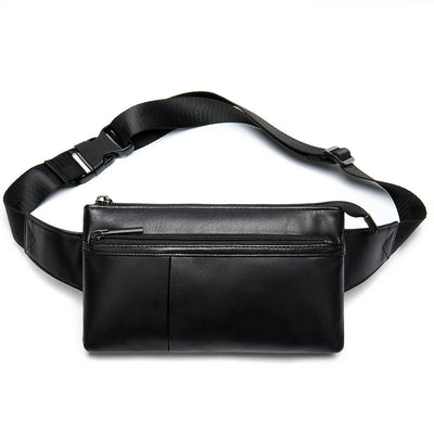 Bolsa Diagonal de Cuero Casual Unisex - Image 11