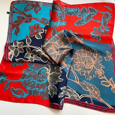 Pañuelo de Seda 70x70 Estilo Coreano - Versátil y Elegante - Image 18