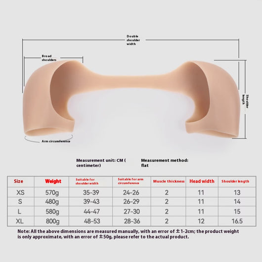 Hombreras de Silicona Ajustables para Ampliar Hombros - Unisex - Image 29