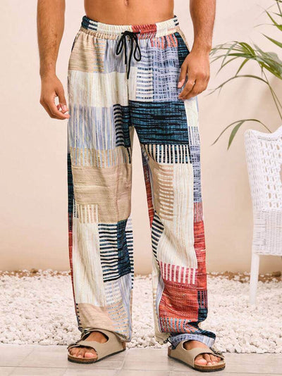 Pantalones Casuales para Hombre con Patrón Cuadros - Diseño Moderno y Versátil - Image 10