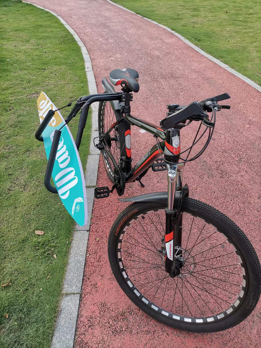Soporte de Pared para Tabla de Surf y Bicicleta Negro - Image 12